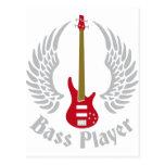 bass guitar post card