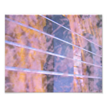 Bass guitar strings pickups grunge tiger eye photographic print