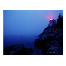 Bass Harbor Head Light, Mount Desert Island, Postcard