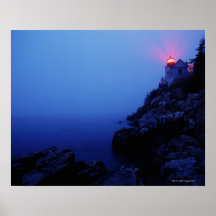 Bass Harbor Head Light, Mount Desert Island, Print