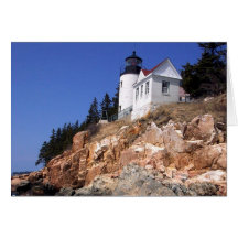 Bass Harbor Lighthouse Greeting Cards