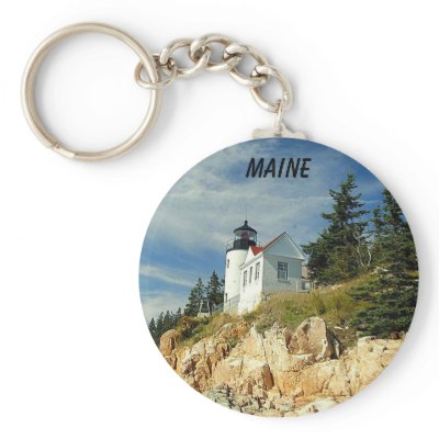 BASS HARBOR, MAINE KEY CHAIN by YOGI_1