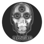 BASS HEAD Dubstep t-shirts Sticker