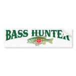 Bass Hunter Bumper Sticker