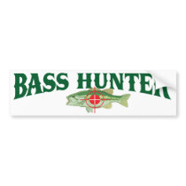 Bass Hunter bumper stickers