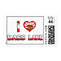 Bass Lake, CA Stamp