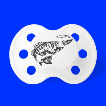 BASS & LURE PACIFIER pacifiers