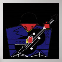 Bass Man / Black Print