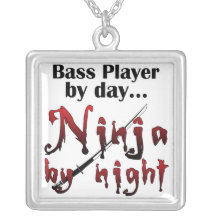 Bass Ninja Personalized Necklace