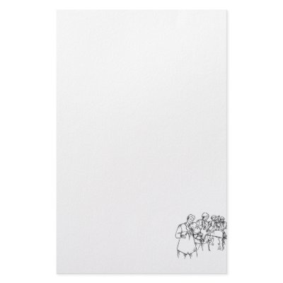 Bass Player Band Outline Bluegrass Customized Stationery by MusicianEvents