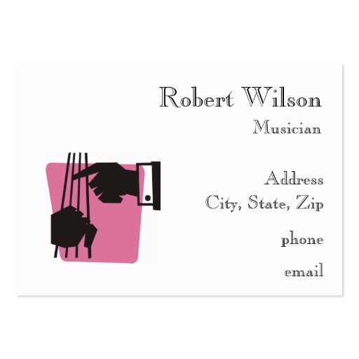 Bass Player Business Cards (front side)