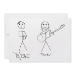Bass player humour- You Have A Big Bottom Custom Invites