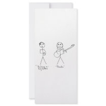 Bass player humour- You Have A Big Bottom Full Color Rack Card