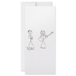 Bass player humour- You Have A Big Bottom Full Color Rack Card