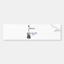 Bass Player Original design! Bumper Sticker
