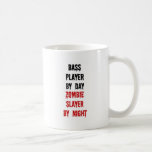 Bass Player Zombie Slayer Mugs