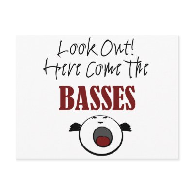 Bass Post Card by evisionarts