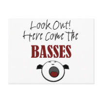 Bass postcards