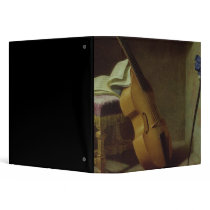 Bass Viol, Score Sheet and a Sword, 1693 Vinyl Binder