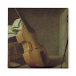 Bass Viol, Score Sheet and a Sword, 1693 Fridge Magnet