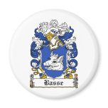 Basse Family Crest Fridge Magnet