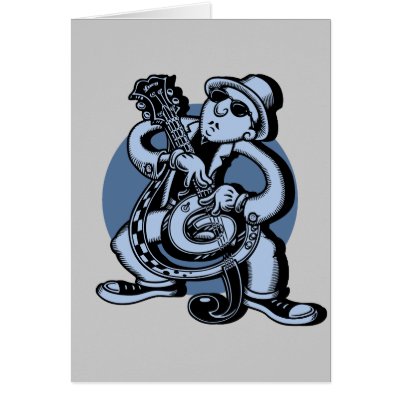 Bassest is Coolist Greeting Card by kbilltv