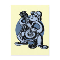 Bassest is Coolist Postcard