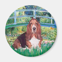 Basset 1 - Bridge Refrigerator Magnet
