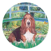 Basset 1 - Bridge Round Stickers