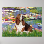 Basset 2 - Lilies 2 Poster