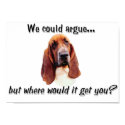 Basset Argument posters by ComfyCavy Basset Argument posters