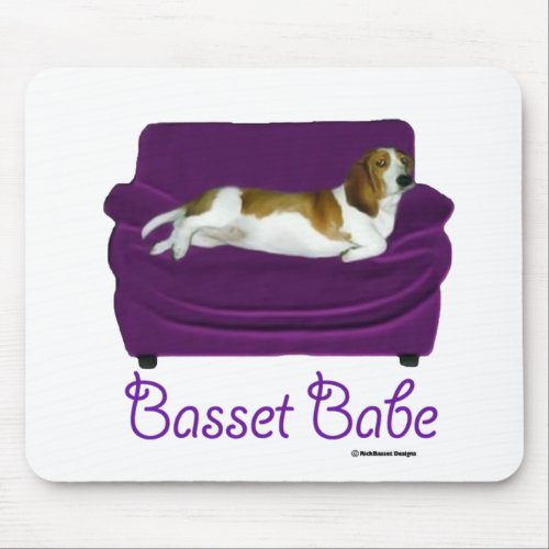 Basset Babe mousepad
