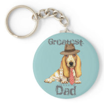Basset Dad Key Chains