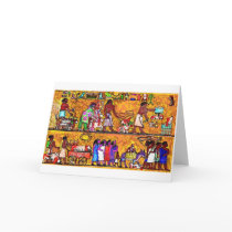 Basset Dynasty Greetings Card