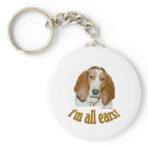 Basset Ears Keychain