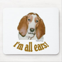 Basset Ears mousepads