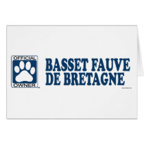 Basset Fauve De Bretagne Blue cards by GenuineDogOwner Basset Fauve De Bretagne Blue cards