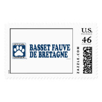 Basset Fauve De Bretagne Blue postage
