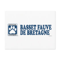 Basset Fauve De Bretagne Blue Post Cards