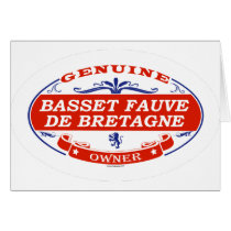 Basset Fauve De Bretagne cards by GenuineDogOwner Basset Fauve De Bretagne cards