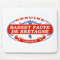 Basset Fauve De Bretagne mousepads by GenuineDogOwner Basset Fauve De Bretagne mousepads