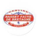 Basset Fauve De Bretagne  stickers