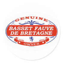 Basset Fauve De Bretagne  stickers