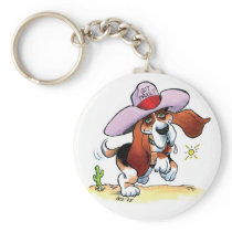 Basset Got Drool? Keychain