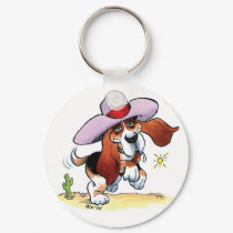 Basset Got Drool? Keychain