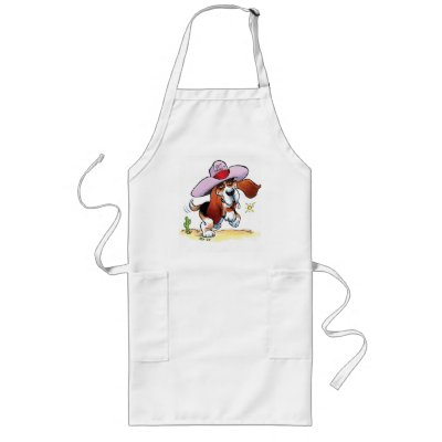 Basset Got Drool? Long Apron by azbassetrescue