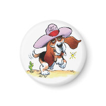 Basset Got Drool? Small Magnet