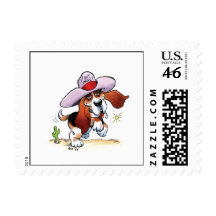 Basset Got Drool? Small Postage