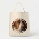 Basset Grocery Tote Bag