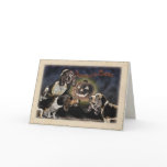 Basset Halloween Card